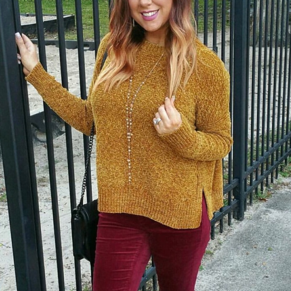 Chenille sweater